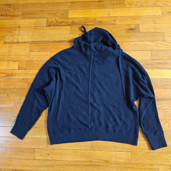 The White Company Knit Navy Cowl Neck Sweater Small - Picture 7 of 9